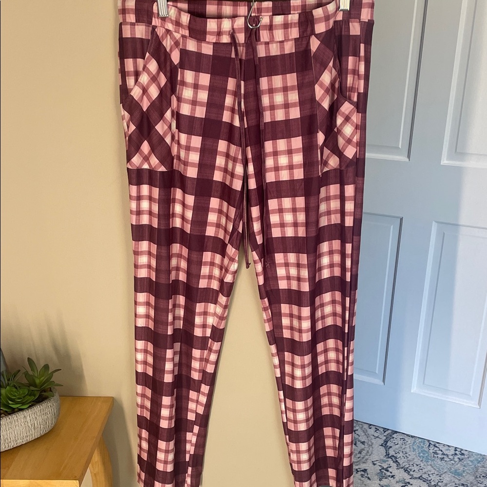 Lucky Brand plaid pajama lounge pants NWOT